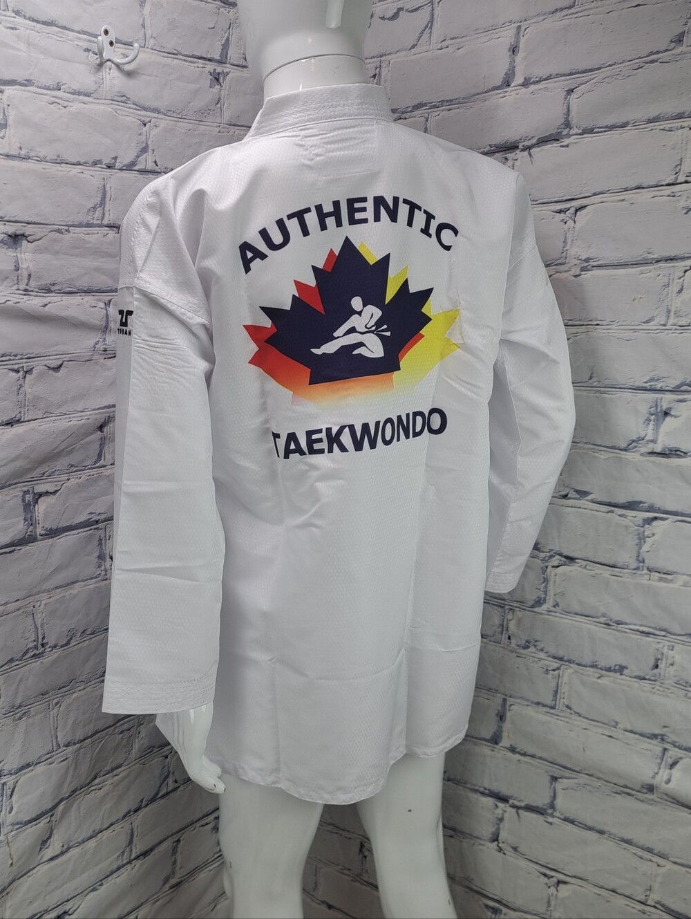 Tusah Mens World Taekwondo Martial Arts Full Uniform Ez-Fit Lite Canada 5 190cm - Picture 7 of 16